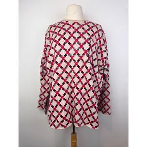 Free People L Saemdi Abstract Knit Pullover Sweater